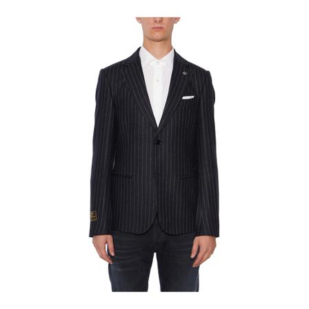 Daniele Alessandrini Formal Blazers Blå, Herre Jakkesæt Blazer