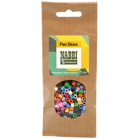 Pen Store x Nabbi BioBeads Strijkkralen Midi 1000 Stuks Kleurenmix