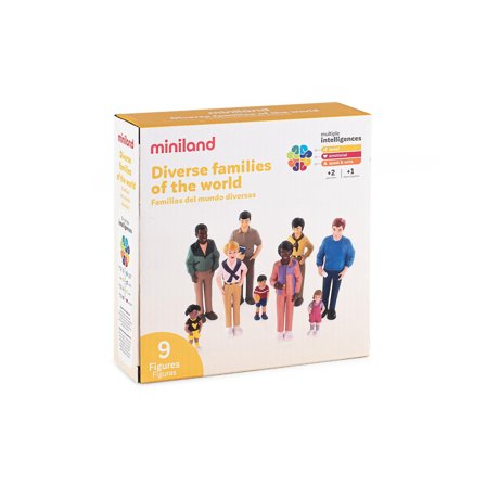 MINILAND Lekfigurer Familj modern 9/fp - Lyreco - Skola och förskola - Lekmaterial - Lekfigurer - Sagofigurer
