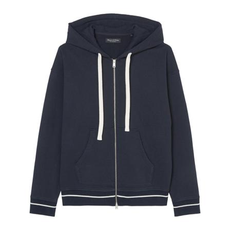 Marc O'Polo Hooded Tröja Jacka blå, Herr, Herr, Storlek: XL