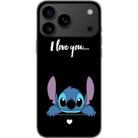 Kompatibelt Mobildeksel til Apple iPhone 17 Pro Max Stitch Jeg Elsker Deg