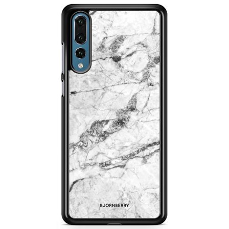 Bjornberry Skal Huawei P20 Pro - Vit Marmor
