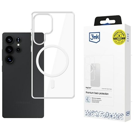3MK Mobilskal till Galaxy S25 Ultra MagSafe - Transparent
