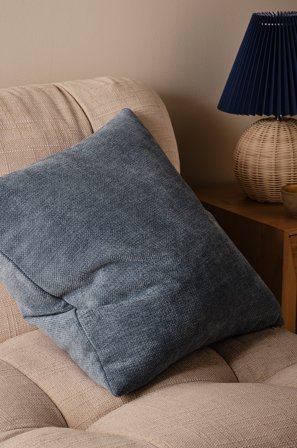 Jotex - Putetrekk 50x50 Cm Dimblå - SHILO - Kjøp Pynteputer & trekk hos Jotex