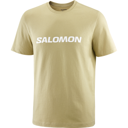 Salomon - première couche pour homme Salomon Logo Ss Tee M - Gray Green - XL
