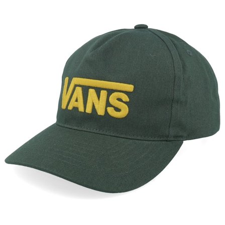Vans - Grønn adjustable Caps - Drop V Logo Dried Kelp A-frame Adjustable @ Hatstore