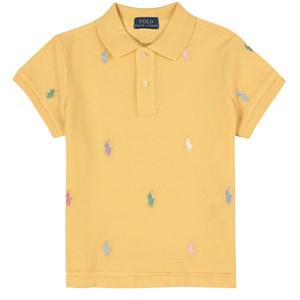 Kids - Ralph Lauren Empire Yellow Branded Polo Shirt 6-7 Years - Tops - 6-7 years - Yellow
