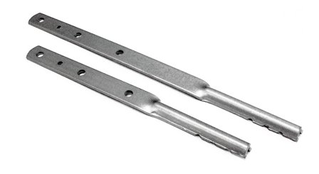 Joma 6130545 Stolpejern TYPE U, 25-pakning 5 x 30 x 450 mm, Beslag