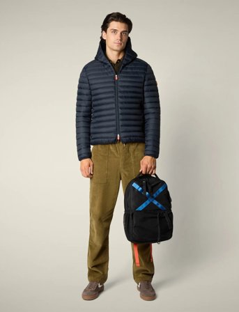 Save the Duck Donald Hooded Jacket - Navy - XXL