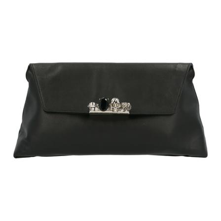 Alexander McQueen Taske Sort, Dame Clutch, Størrelse: ONE Size