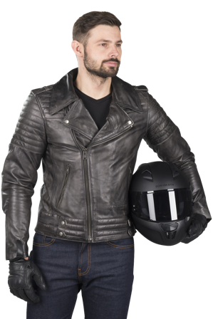 Giacca Moto Course Kamikazee Nero M