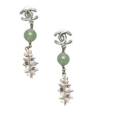 Chanel Vintage Pre-owned Jewellery Grå, Dame Vintage Smykker, Størrelse: ONE Size