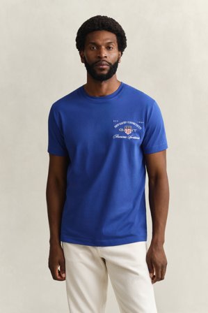GANT Herren Graphic T-Shirt (XXL) Blau