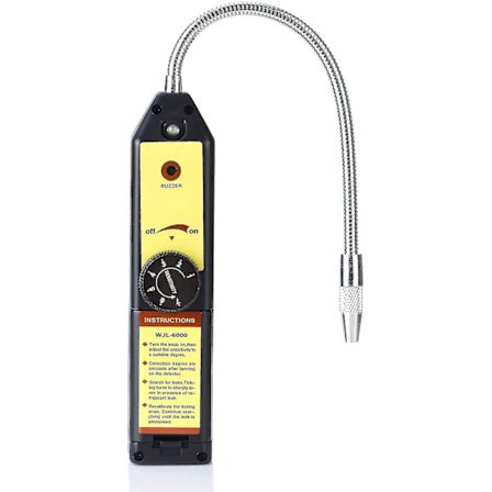 Högprecisionsläckagedetektor för halogen gas, med indikatorlampa