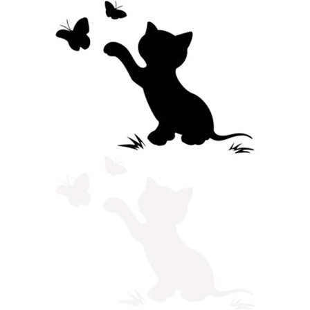 4 stk. sjove bilklistermærker dækker ridser bilklistermærke sjove katteklistermærker katte-klistermærker til biler søde dyreklistermærker søde 