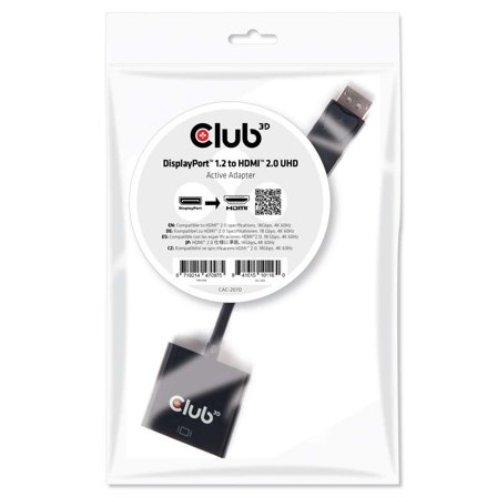 Club 3D video adapter - DisplayPort / HDMI - 20.3 cm