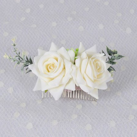 Rose Flower Hair Comb Hair Clip 5 5