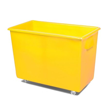 Bottle skip, 620x820x455 mm, 165 L, yellow
