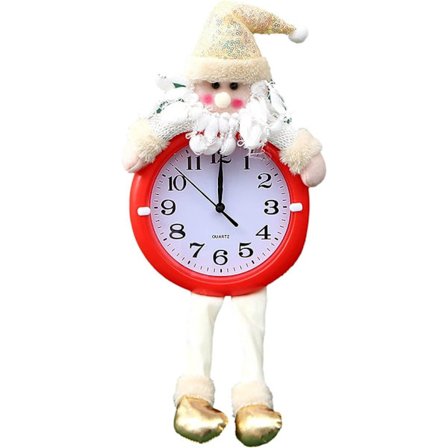 Små skulpturer til hylde juleur sengebord vedhæng kreativ lille gave urpynt snemand gammel mand lydløs have elefant statue udendørs (G