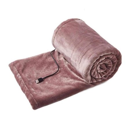 Elektrisk Värmefilt med Överhettningsskydd, Tvättbar, 3 Temperaturinställningar Rosa