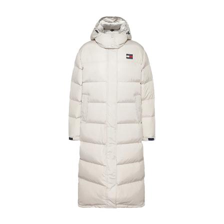 Tommy Jeans, Down Coat Wit, Dames, Maat:M,polyester