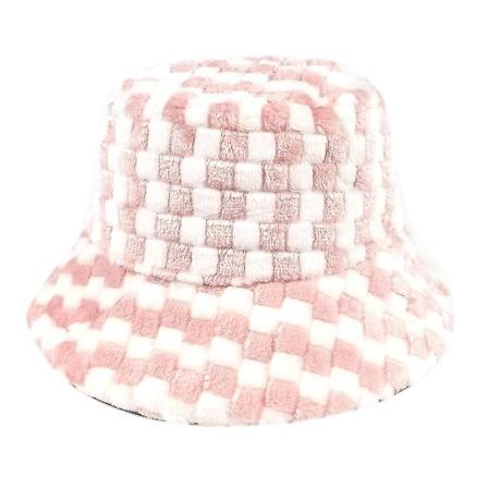 Bucket Hatit Uusi Turkiskangas Talvi Muoti S p Kalastajan Hattu Naisten Hip-hop Pink