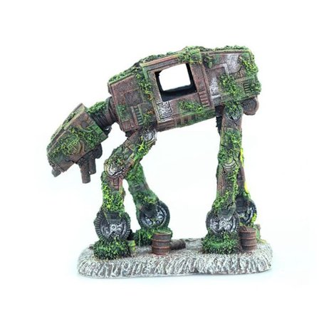 Harts Resin Robot Hundform Akvarium Dekoration Simulering Robot Hund Akvarium Landskap