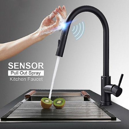 Træk ud Hane Køkkenvask Blandingsbatteri Sprayer Justerbar