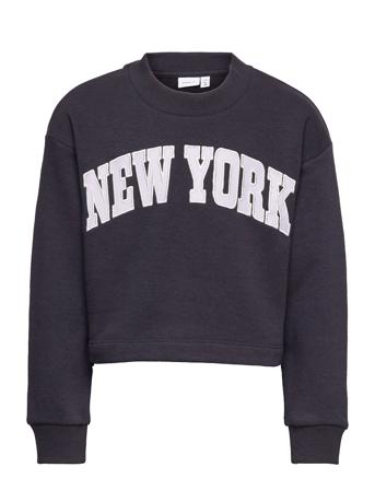 Nkfoka Ls Boxy Sweat Bru Blue Name It