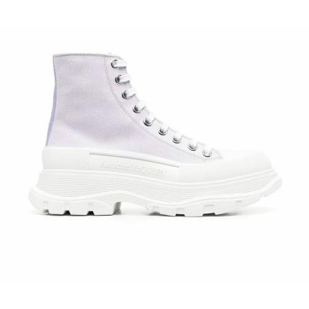 Alexander McQueen 697080W4T315401 Ankle Støvler Lilla, Dame, Størrelse: 40 EU