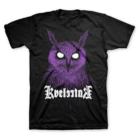 Kvelertak Barlett Owl Lila T-shirt