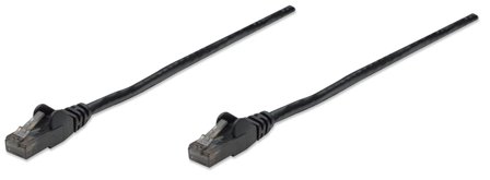 INTELLINET Patchkabel RJ45 U/UTP Cat6 10.00m schwarz
