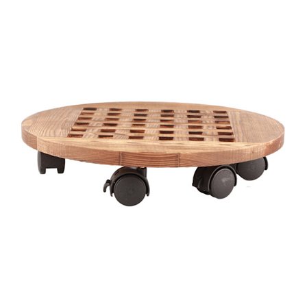 Blomsterställ med hjul - Fyrkantig/Rund bas, Universal hjulbricka