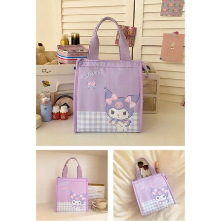 Tygväska - Rutig med Kuromi - Julklappa Barn - Present