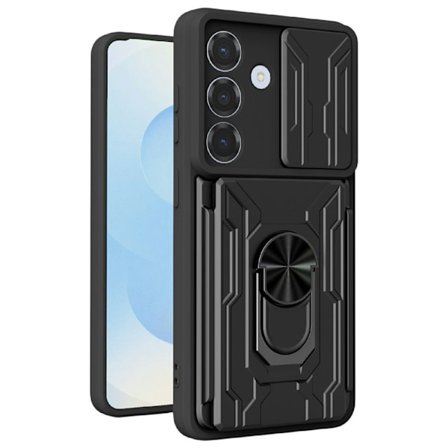 Samsung Galaxy A57 5G Case Kickstand Camera Slider - Black
