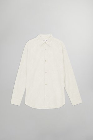 NN.07 Freddy Hemd Herren Weiß Baumwolle