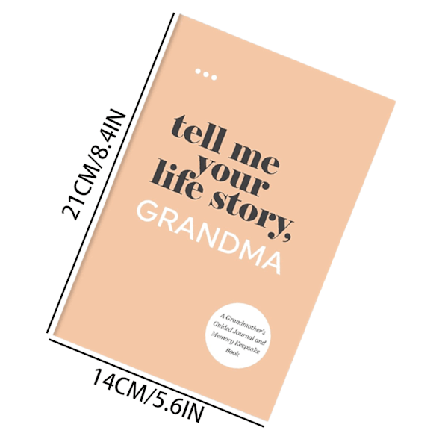 Pappa, jeg vil høre historien din - Notatbok for livshistorie og planlegging - Engelsk farge: Mormor 1