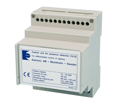 Extronic EX-22 Logikkmodul 12 V, Elfordeling & strømforsyning