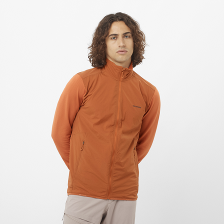 Salomon - Drugie warstwy (termiczne) Odzież Sntial Lightwarm Hybrid M - Sierra