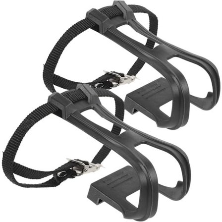 1 par nylon cykling MTB landsväg mountainbike cykel pedal tåklämma remmar bälten