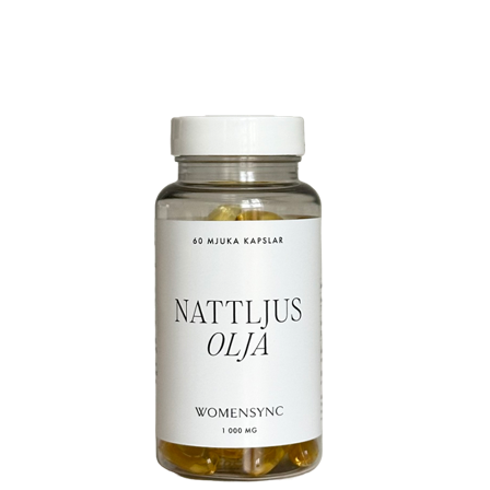 Womensync Nattlysolje 60 kapsler