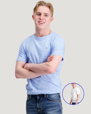 Tommy Hilfiger 2 PK SS TEE Multi T-shirts Jongens - Kids Brand Store