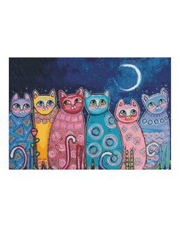 Diamond painting Katzenparade