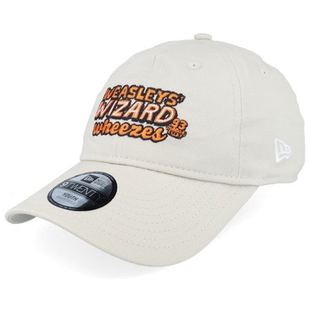 New Era - Beige unconstructed Kasket - Kids Harry Potter 9TWENTY Stone/Papaya Dad Cap @ Hatstore