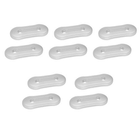 Manchetknap-adaptere til mænd, klassiske silikone manchetknap-forlængere til forretnings-, bryllupsskjorter, julegave