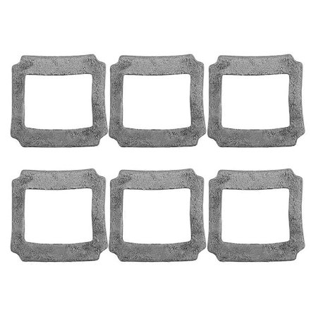 6 kpl Ikkunanpesurobotin Moppiliina Puhdistusliina Pyyhe Pölyliina Puhdistusliina LIECTROUX YW71 _xx Harmaa Gray_max