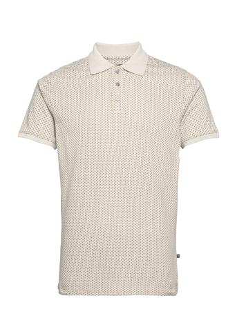 Mapoleo Print Polos Short-sleeved Beige Matinique