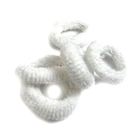 Pehme valkoinen hiuspanta 5 kpl White