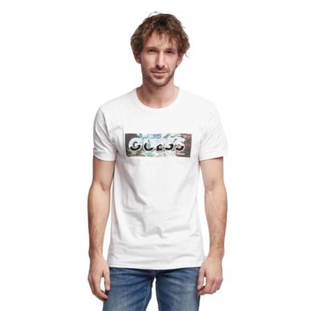 Shirts Guess Eco Tahoe Vit 178 - 182 Cm/m