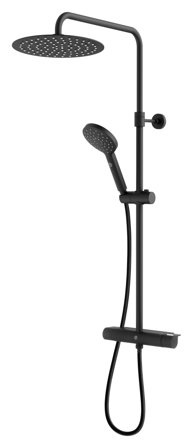 Gustavsberg GB4120843053 Takdusj 160 c/c, rund Svart, Baderom